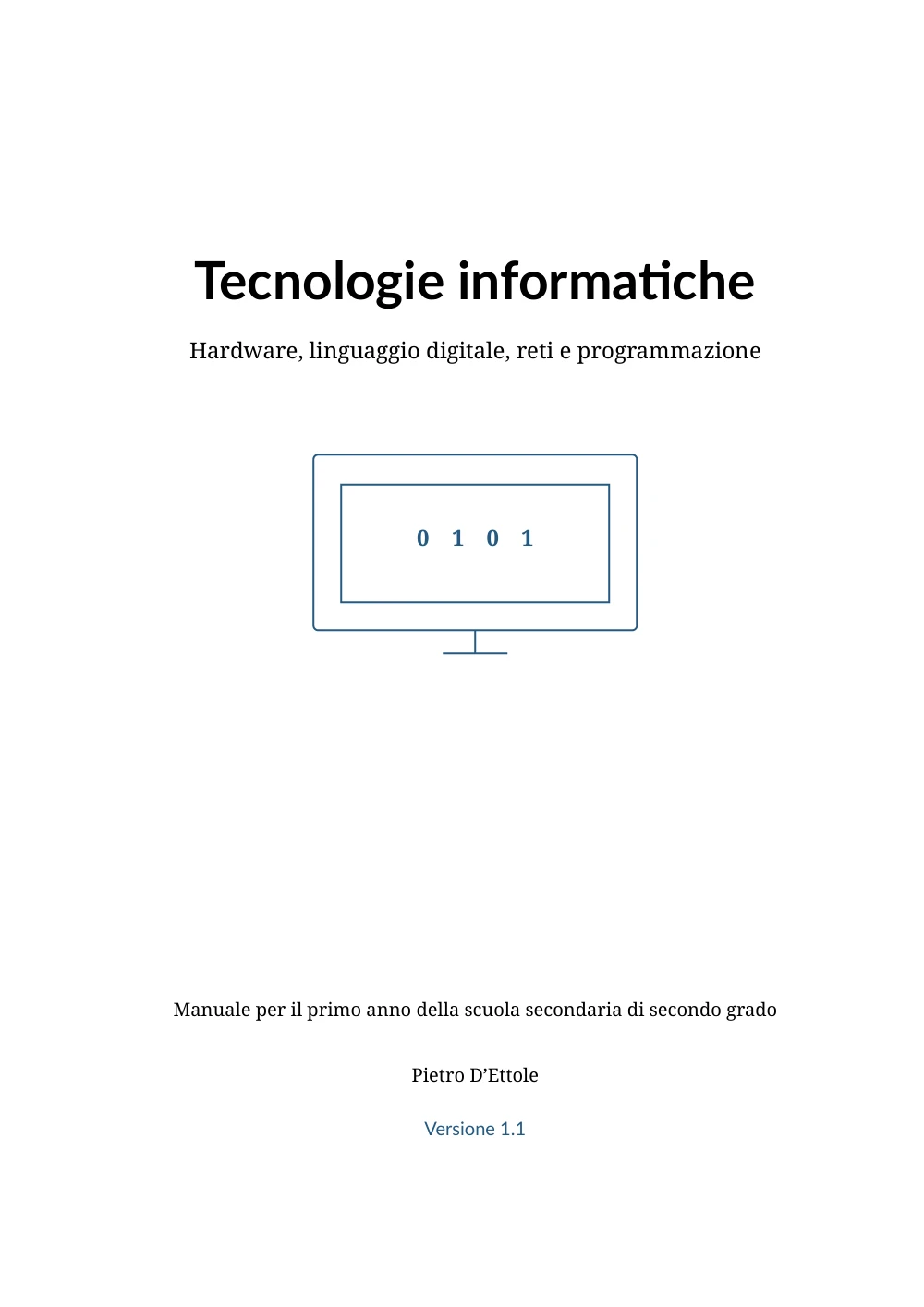 Copertina di Tecnologie informatiche, versione 1.1